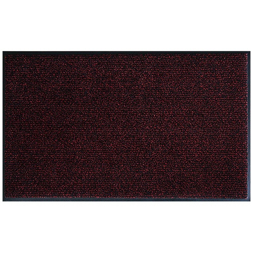 クリーンテックス・ジャパン　玄関マット　アイアンホース（ストライプ）　７５０×９００ｍｍ　ブラック・スカーレット　ＢＹ０００１５　１枚1
