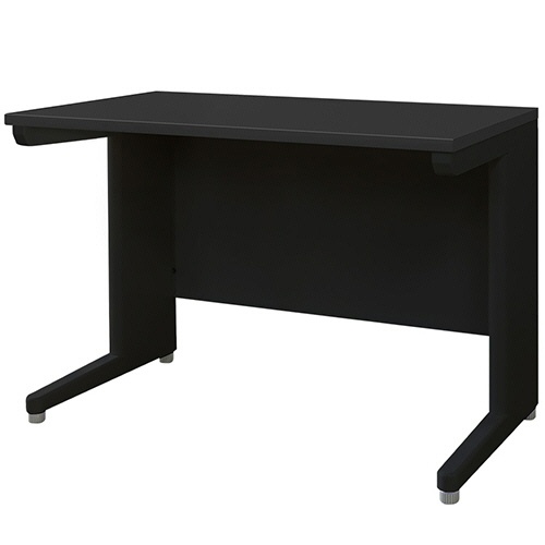 ネットフォース　ＮＵＴＳ（ナッツ）　平机　幅１０００×奥行６００×高さ７００ｍｍ　本体・天板：ブラック　ＬＨＤ－１０６Ｂ－ＴＷ－ＢＫ　１台1