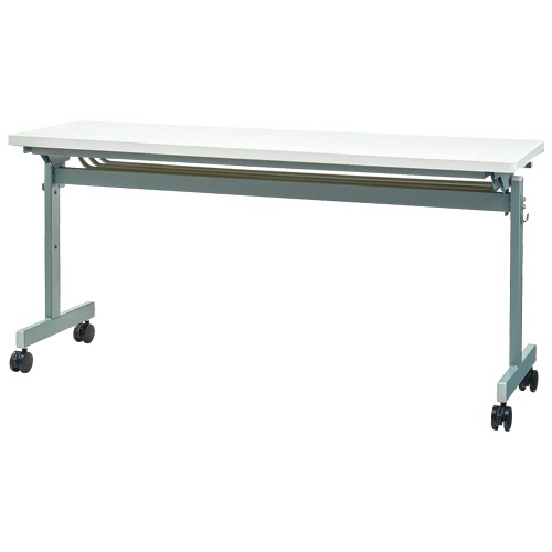 ネットフォース　ＧＯＯＬＯＯ（グールー）　フォールディングテーブル　１５００×４５０×７００ｍｍ　シルバー／ホワイト　ＧＬＦ－１５４５－ＴＷ－ＳＶＷＨ　１台1