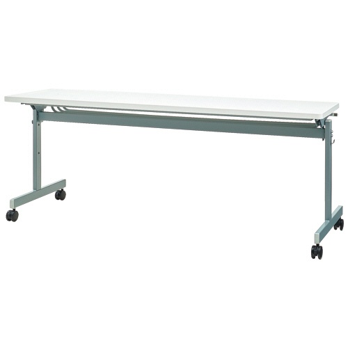 ネットフォース　ＧＯＯＬＯＯ（グールー）　フォールディングテーブル　１８００×４５０×７００ｍｍ　シルバー／ホワイト　ＧＬＦ－１８４５－ＴＷ－ＳＶＷＨ　１台1