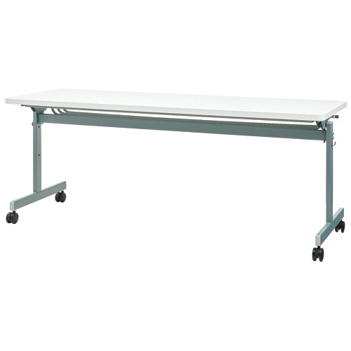 ネットフォース　ＧＯＯＬＯＯ（グールー）　フォールディングテーブル　１８００×６００×７００ｍｍ　シルバー／ホワイト　ＧＬＦ－１８６０－ＴＷ－ＳＶＷＨ　１台1