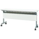 ネットフォース GOOLOO(グールー) フォールディングテーブル 幕板付 1500×450×700mm シルバー/ホワイト GLF-1545M-TW-SVWH 1台