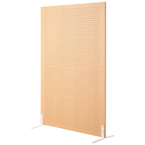 トーカイスクリーン　有孔ボードスクリーン　安定脚タイプ　幅１２００×高さ１８００ｍｍ　ナチュラル木目　１台1