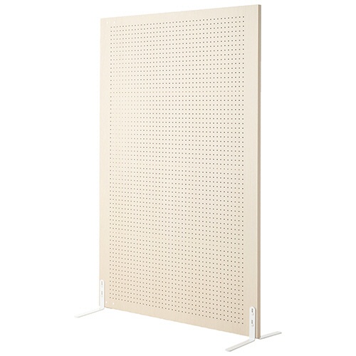 トーカイスクリーン　有孔ボードスクリーン　安定脚タイプ　幅１２００×高さ１８００ｍｍ　ホワイト木目　１台1