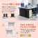 ネットフォース　ＮＵＴＳ　両袖机　袖３段・３段　１４００×６００×７００ｍｍ　本体ブラック　天板・袖箱ダークブラウン　ＬＲＤ－１４６Ｂ－Ｃ－ＴＷ－ＤＢＲＤＢＲ－３３　１台7
