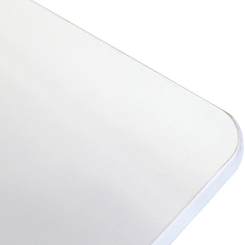アジャストスタッキングテーブル　幕板付　幅６５０×奥行４５０×高さ７２０ｍｍ　ホワイト　１台4