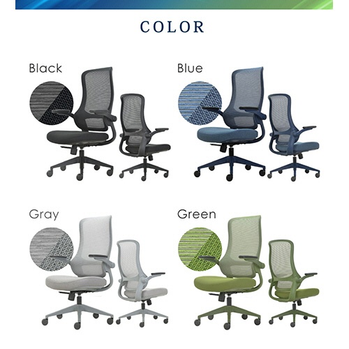 ネットフォース　Ａｕｒｏｒａ　Ｄｅｓｉｇｎ（オーロラデザイン）チェア　肘付　ブルー　ＡＲＤ－１－ＴＷ－ＢＬ　１脚8