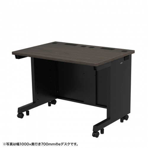 サンワサプライ　ｅデスク　幅１０５０×奥行７００×高さ７００ｍｍ　濃い木目（ＲｏＨＳ指令１０準拠）　ＥＤ－ＳＫ１０５７０Ｍ　１台1