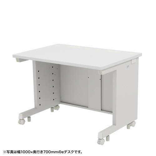 サンワサプライ　ｅデスク　幅１０５０×奥行７００×高さ７００ｍｍ　ホワイト（ＲｏＨＳ指令１０準拠）　ＥＤ－ＳＫ１０５７０Ｗ　１台1