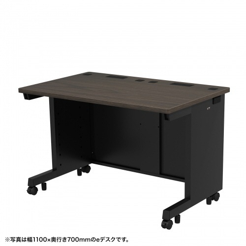 サンワサプライ　ｅデスク　幅１１５０×奥行７００×高さ７００ｍｍ　濃い木目（ＲｏＨＳ指令１０準拠）　ＥＤ－ＳＫ１１５７０Ｍ　１台1