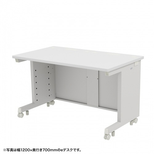 サンワサプライ　ｅデスク　幅１２５０×奥行７００×高さ７００ｍｍ　ホワイト（ＲｏＨＳ指令１０準拠）　ＥＤ－ＳＫ１２５７０Ｗ　１台1