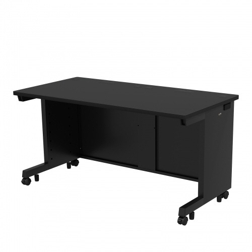 サンワサプライ　ｅデスク　幅１４００×奥行７００×高さ７００ｍｍ　ブラック（ＲｏＨＳ指令１０準拠）　ＥＤ－ＳＫ１４０７０ＢＫ　１台1
