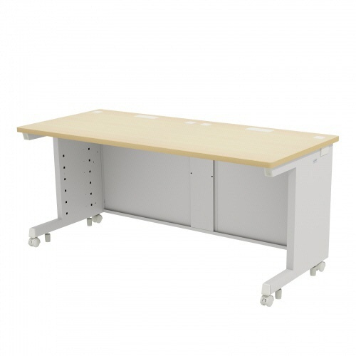 サンワサプライ　ｅデスク　幅１６００×奥行７００×高さ７００ｍｍ　薄い木目（ＲｏＨＳ指令１０準拠）　ＥＤ－ＳＫ１６０７０ＬＭ　１台1