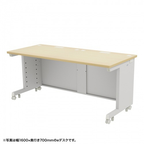 サンワサプライ　ｅデスク　幅１６５０×奥行７００×高さ７００ｍｍ　薄い木目（ＲｏＨＳ指令１０準拠）　ＥＤ－ＳＫ１６５７０ＬＭ　１台1