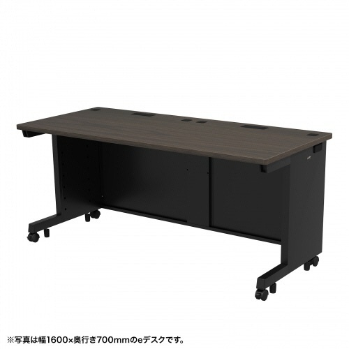 サンワサプライ　ｅデスク　幅１６５０×奥行７００×高さ７００ｍｍ　濃い木目（ＲｏＨＳ指令１０準拠）　ＥＤ－ＳＫ１６５７０Ｍ　１台1