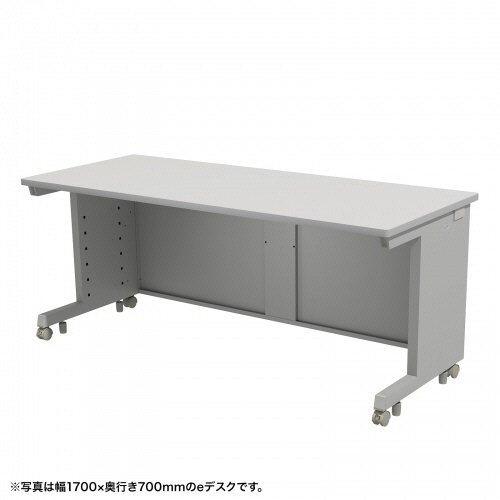 サンワサプライ　ｅデスク　幅１７５０×奥行７００×高さ７００ｍｍ　グレー（ＲｏＨＳ指令１０準拠）　ＥＤ－ＳＫ１７５７０ＧＹ　１台1