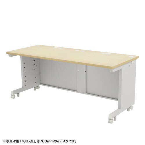 サンワサプライ　ｅデスク　幅１７５０×奥行７００×高さ７００ｍｍ　薄い木目（ＲｏＨＳ指令１０準拠）　ＥＤ－ＳＫ１７５７０ＬＭ　１台1