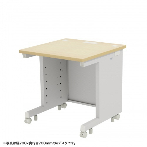 サンワサプライ　ｅデスク　幅７５０×奥行７００×高さ７００ｍｍ　薄い木目（ＲｏＨＳ指令１０準拠）　ＥＤ－ＳＫ７５７０ＬＭ　１台1