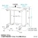 サンワサプライ　ｅデスク　幅８５０×奥行７００×高さ７００ｍｍ　ブラック（ＲｏＨＳ指令１０準拠）　ＥＤ－ＳＫ８５７０ＢＫ　１台2