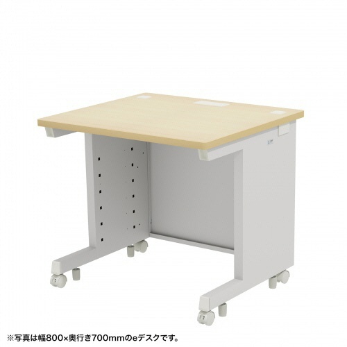 サンワサプライ　ｅデスク　幅８５０×奥行７００×高さ７００ｍｍ　薄い木目（ＲｏＨＳ指令１０準拠）　ＥＤ－ＳＫ８５７０ＬＭ　１台1