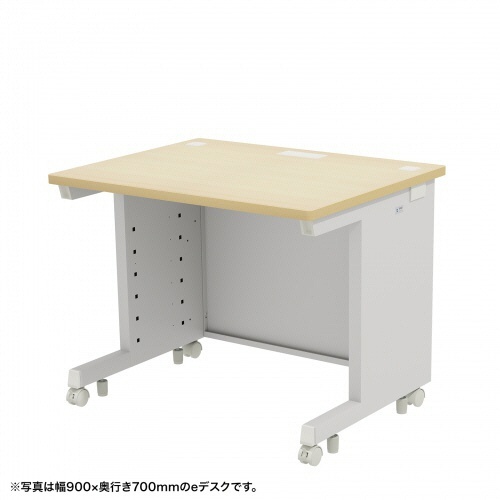 サンワサプライ　ｅデスク　幅９５０×奥行７００×高さ７００ｍｍ　薄い木目（ＲｏＨＳ指令１０準拠）　ＥＤ－ＳＫ９５７０ＬＭ　１台1