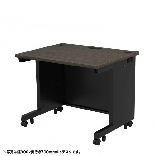 サンワサプライ　ｅデスク　幅９５０×奥行７００×高さ７００ｍｍ　濃い木目（ＲｏＨＳ指令１０準拠）　ＥＤ－ＳＫ９５７０Ｍ　１台1