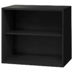 ネットフォース　イーセンブリー　８８４０書庫　オープン書庫　２段　幅８８０×奥行４００×高さ７５０ｍｍ　ＥＡ－８８４０－２Ｎ－ＴＷ