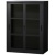 ネットフォース　イーセンブリー　８８４０書庫　引戸書庫（アクリル扉）　シリンダー錠　３段　Ｗ８８０×Ｄ４００×Ｈ１１１０ｍｍ　ブラック　ＥＡ－８８４０Ｈ－３ＨＡ－ＴＷ－ＢＫ　１台