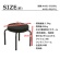 エイ・アイ・エス　スタッキングロースツール　ブラック　ＡＨＳＬ－０５ｘ６ｐｃｓ　１セット（６脚）2