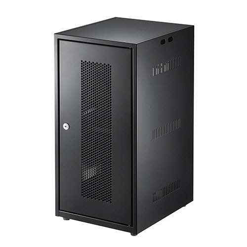 サンワサプライ　機器収納ボックス　幅３００×奥行３５０×高さ６００ｍｍ　ブラック　ＣＰ－ＫＢＯＸ７ＢＫ　１台1