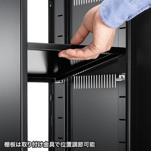 サンワサプライ　機器収納ボックス　幅３００×奥行３５０×高さ６００ｍｍ　ブラック　ＣＰ－ＫＢＯＸ７ＢＫ　１台4