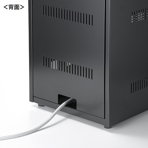 サンワサプライ　機器収納ボックス　幅３００×奥行３５０×高さ６００ｍｍ　ブラック　ＣＰ－ＫＢＯＸ７ＢＫ　１台8