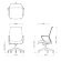 河淳　ＲＥＩＫＥＬ　ＣＨＡＩＲ（ライケルチェア）　フレーム：ホワイト　背：ネイビー　座：ダークグレー　ＶＯＨ－０２０－ＨＴ－ＭＮＶ－ＦＧＤ　１脚3