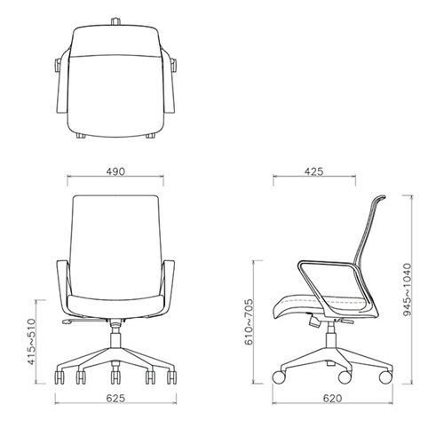 河淳　ＲＥＩＫＥＬ　ＣＨＡＩＲ（ライケルチェア）　フレーム：ホワイト　背：ネイビー　座：ダークグレー　ＶＯＨ－０２０－ＨＴ－ＭＮＶ－ＦＧＤ　１脚3