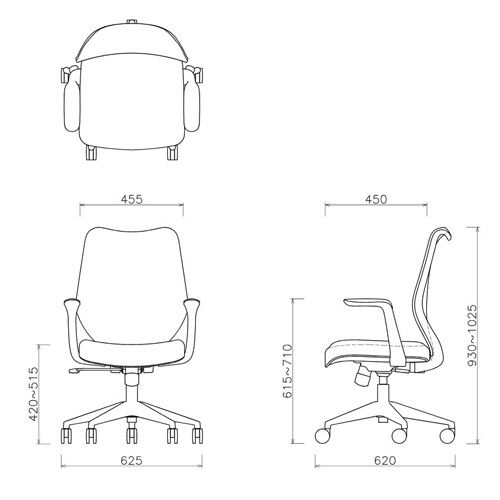 河淳　ＣＡＬＭＬＥＩ　ＣＨＡＩＲ（カームライチェア）　フレーム：ホワイト　背・座：ベージュ　ＶＯＨ－０２１－ＨＴ－ＭＢＬ　１脚3