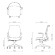 河淳　ＣＡＬＭＬＥＩ　ＣＨＡＩＲ（カームライチェア）　フレーム：ブラック　背・座：ダークグレー　ＶＯＨ－０２１－ＫＢ－ＭＧＤ　１脚3