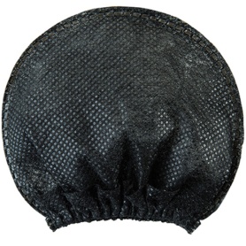 サンワサプライ　不織布マイクカバー　ショートタイプ　ブラック　ＭＭ－ＳＰＨＭＣ１ＢＫ　１パック（１００枚）