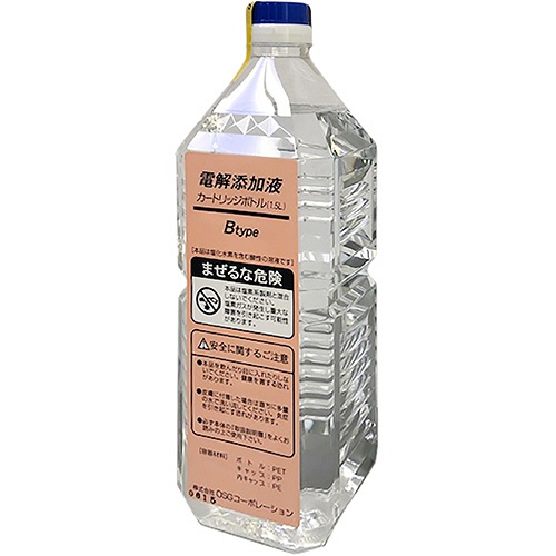 ＯＳＧコーポレーション　電解添加液ボトルＢ　ペットボトル添加液　１．５Ｌ／本　１ケース（４本）1