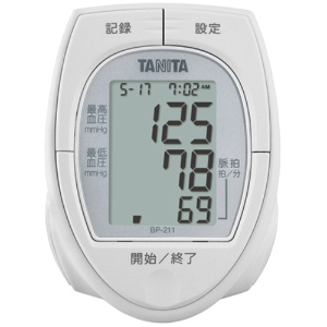 タニタ　手首式血圧計　ホワイト　ＢＰ－２１１－ＷＨ　１台1