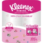 日本製紙クレシア　クリネックス　コンパクト　フラワープリント　香り付き