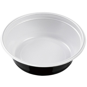 エフピコ　ＤＬＶ麺２０（５８）　本体　浅型　白黒　１パック（５０枚）1
