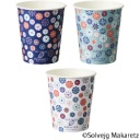 ＴＡＮＯＳＥＥ　紙コップ　Ｍｏｓａｉｃ　Ｆｌｏｒａｌ（モザイク　フローラル）