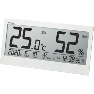 ノア精密　ＭＡＧデジタル温度湿度計　ビッグメーター　ＴＨ－１０７　ＷＨＺ　１個1