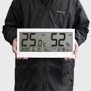 ノア精密　ＭＡＧデジタル温度湿度計　ビッグメーター　ＴＨ－１０７　ＷＨＺ　１個3