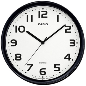 カシオ　掛時計　クオーツクロック　黒　ＩＱ－２４－１ＪＦ　１台1