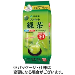 伊藤園　ワンポットエコティーバッグ　緑茶　１袋（５０バッグ）1