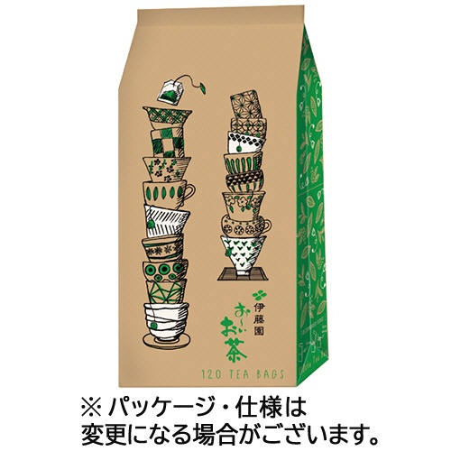 伊藤園　おーいお茶　抹茶入り緑茶ティーバッグ（エコ＆ハッピー）　１袋（１２０バッグ）1