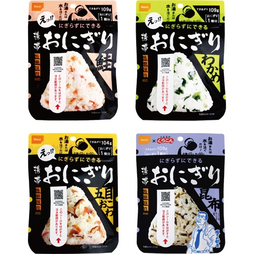 尾西食品　尾西の携帯おにぎり　４種詰合せセット　１ケース（６０食）1