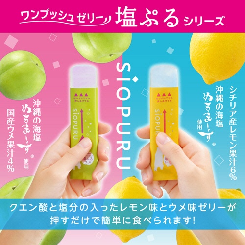 井村屋　塩ぷるレモン・ウメ　アソート　７５０ｇ　１箱（約５０本）4