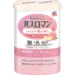 アース製薬　バスロマン　無添加タイプ　ふんわり桃の香り　６００ｇ　１本